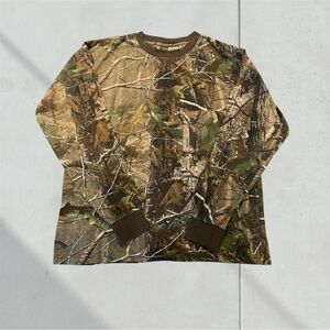 Vintage Ranger Camo Long Sleeve pocket shirt sz xl